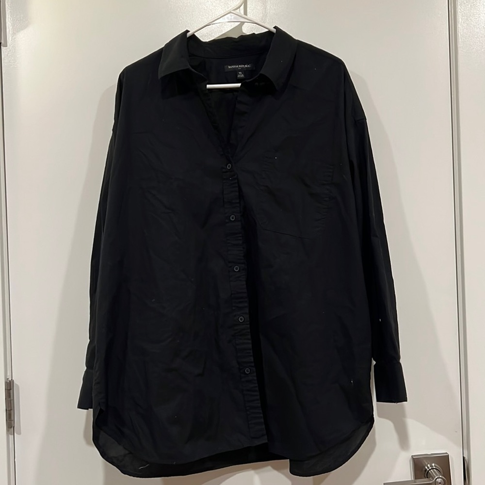 Banana Republic Drop Shoulder Button-Up - XL